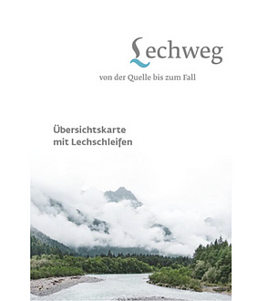 Lechweg Übersichtskarte