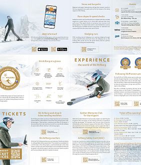 Pistenplan Ski Arlberg 24-25